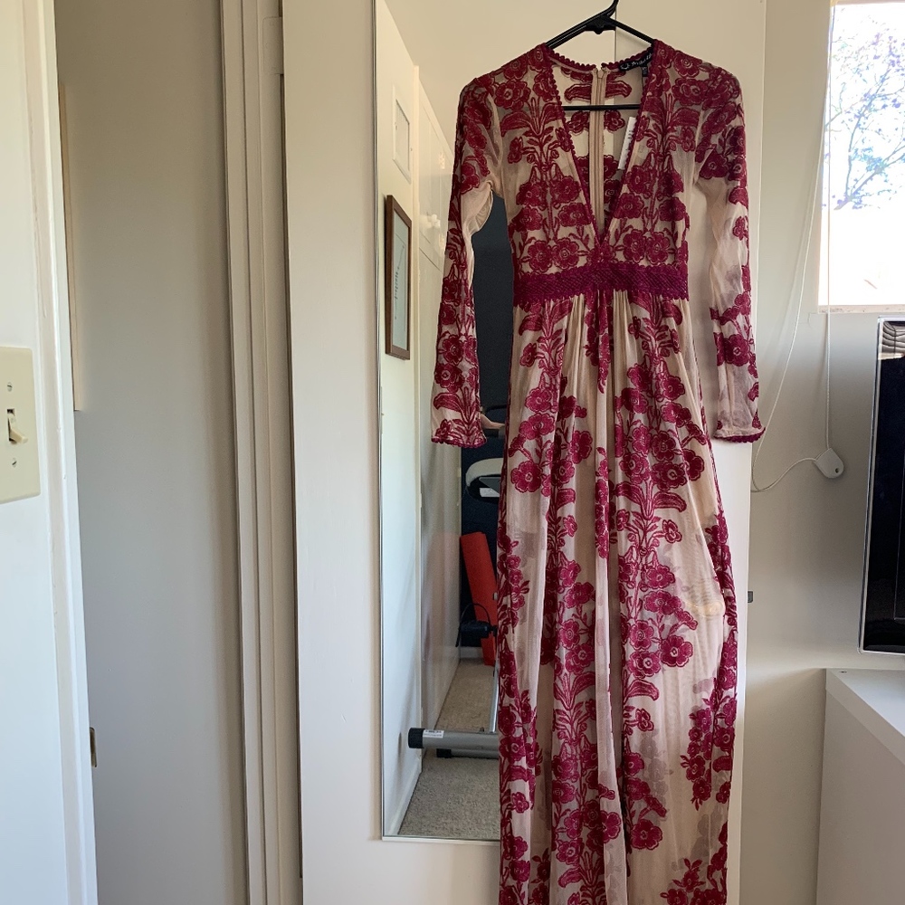 NWT For Love and Lemons Temecula Maxi Dress